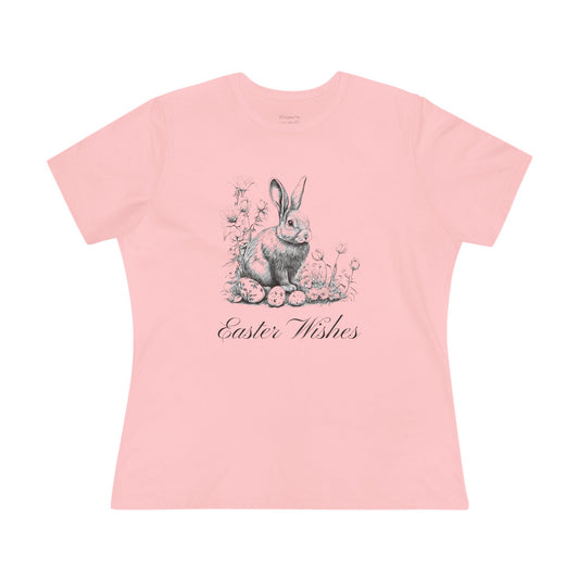 Easter Wishes Women's Casual Cotton Tshirt