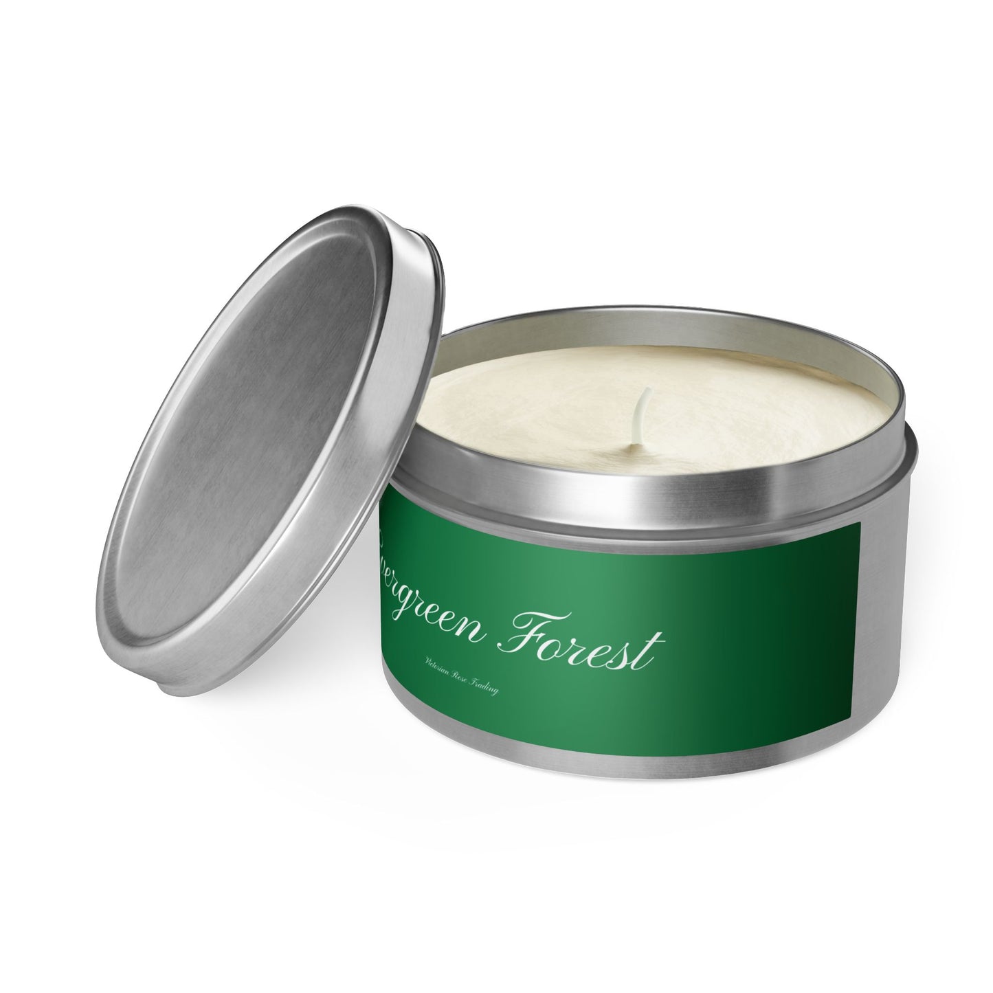 8oz Tin Candle, Evergreen Forest