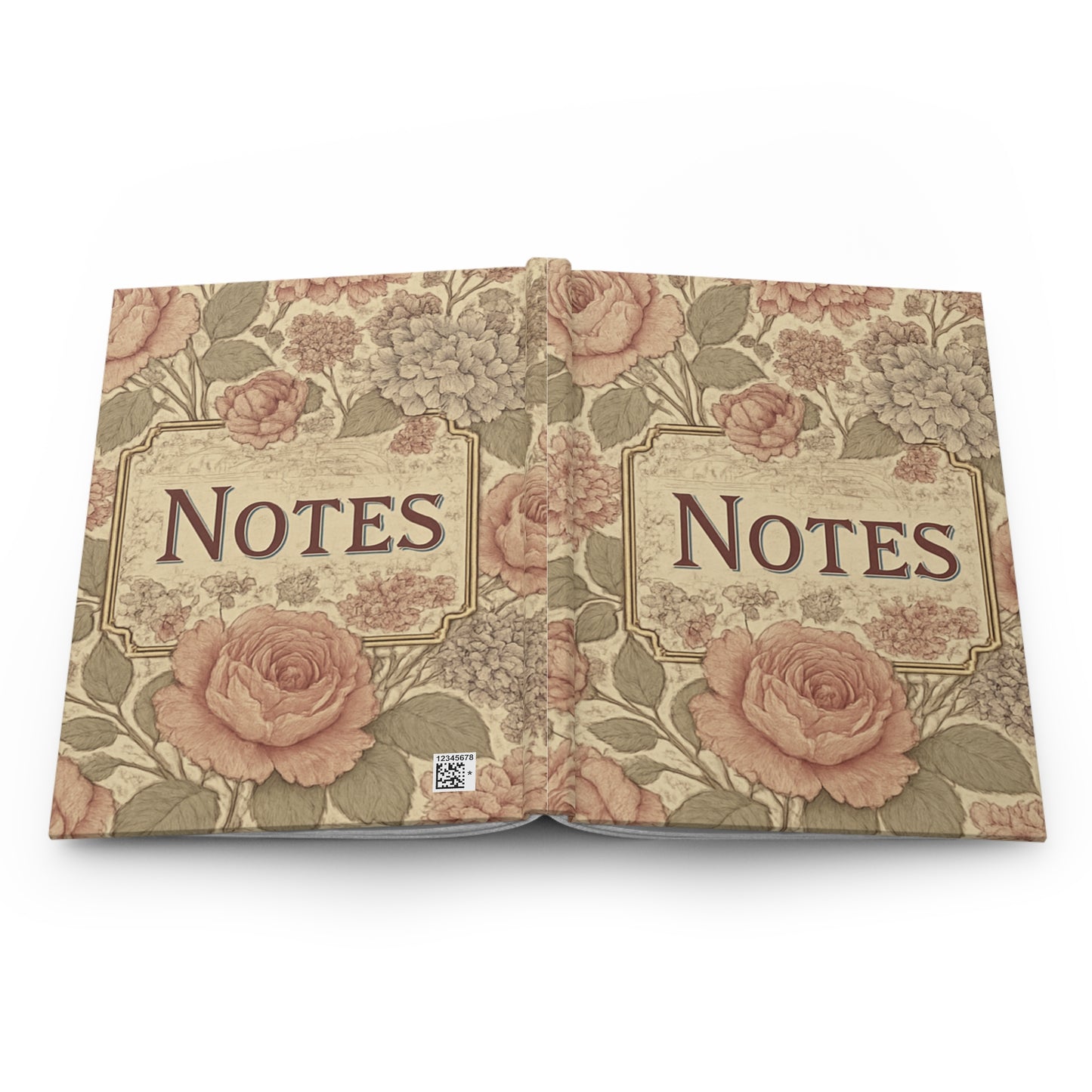 Victorian Hardcover Writing Journal with Note Sentiment