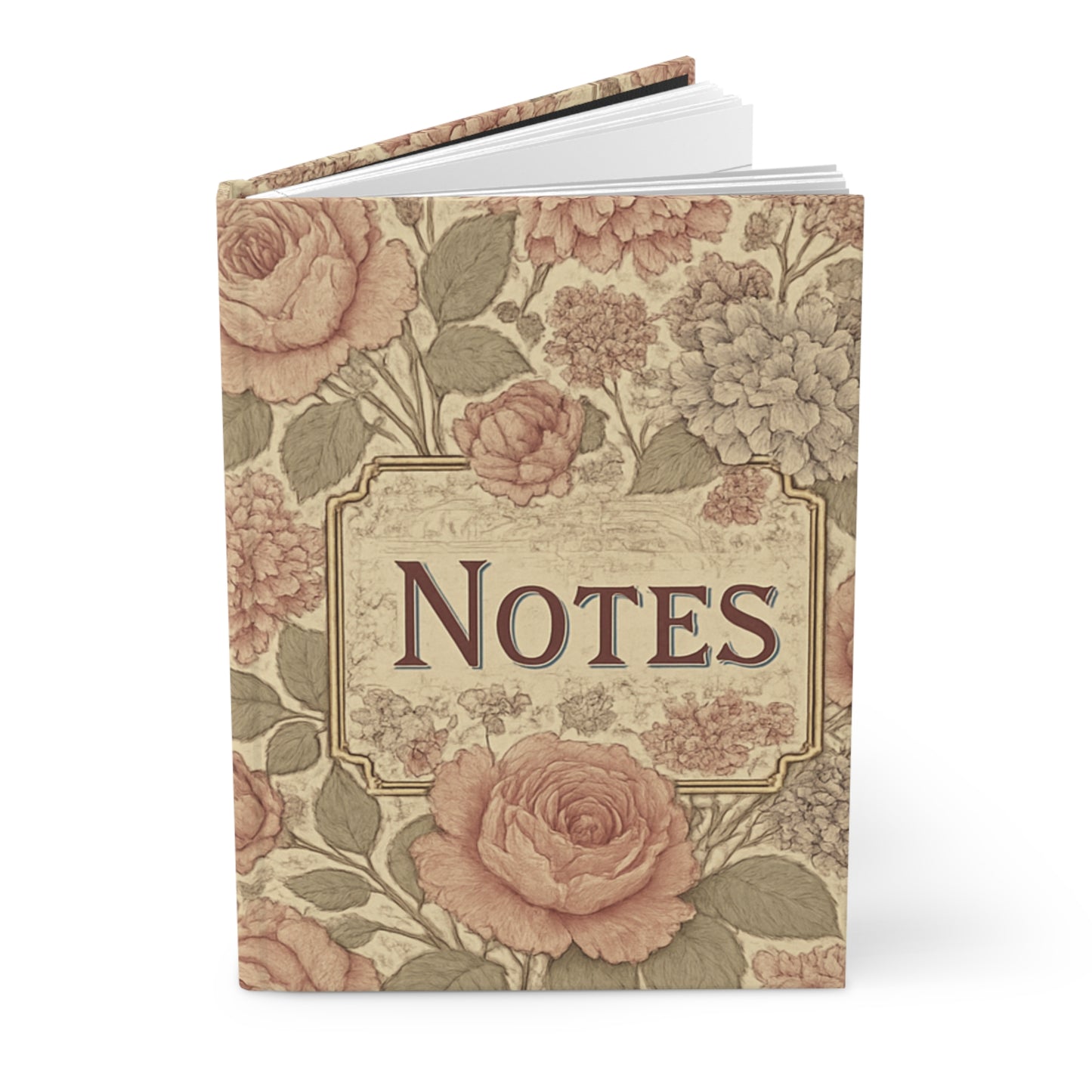 Victorian Hardcover Writing Journal with Note Sentiment