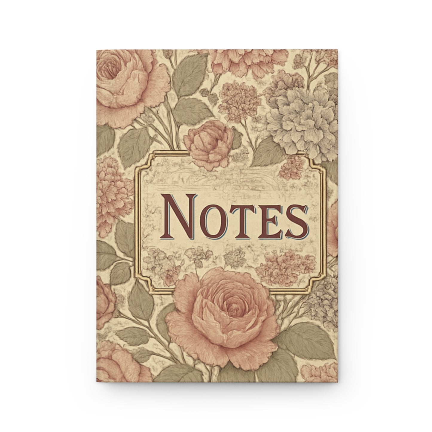 Victorian Hardcover Writing Journal with Note Sentiment
