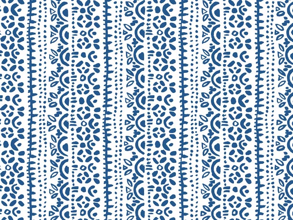 Blue Lace Vintage Pattern Shabby Chic Design Gift Tissue Paper