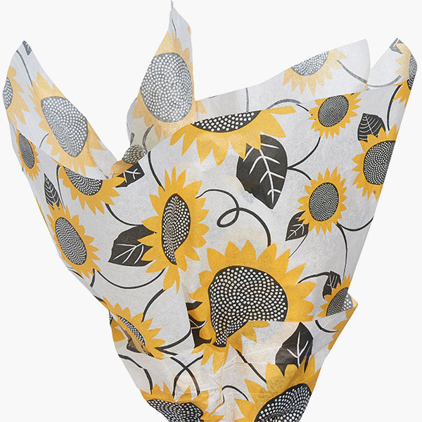 Fun Floral Designer Gift Tissue Paper - Sunflower