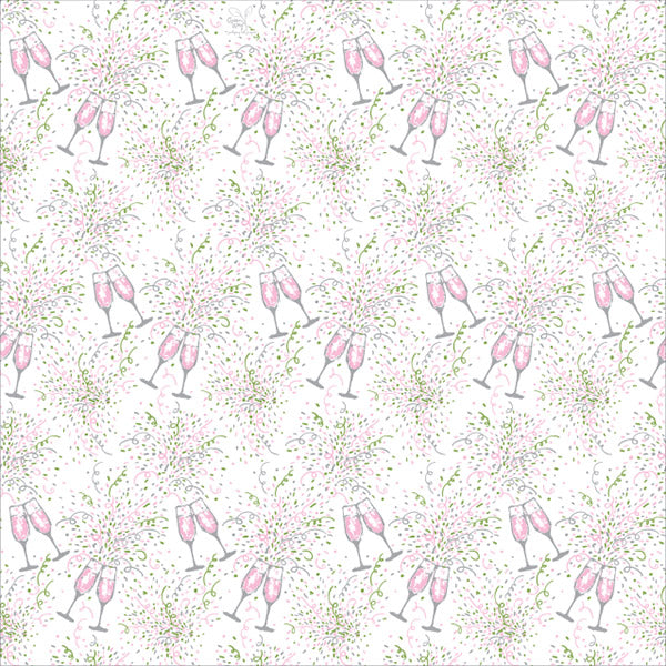 Designer Wedding or Special Occasion Gift Tissue Paper - Cheers