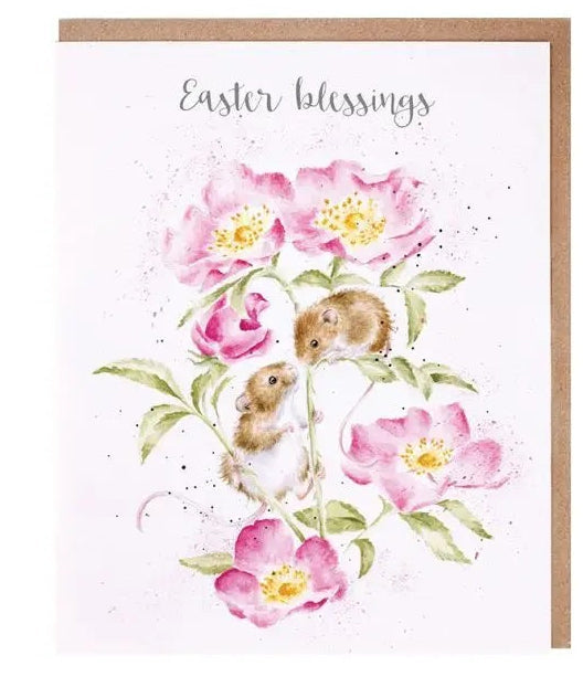 Easter Blessings Greeting Card & Envelope