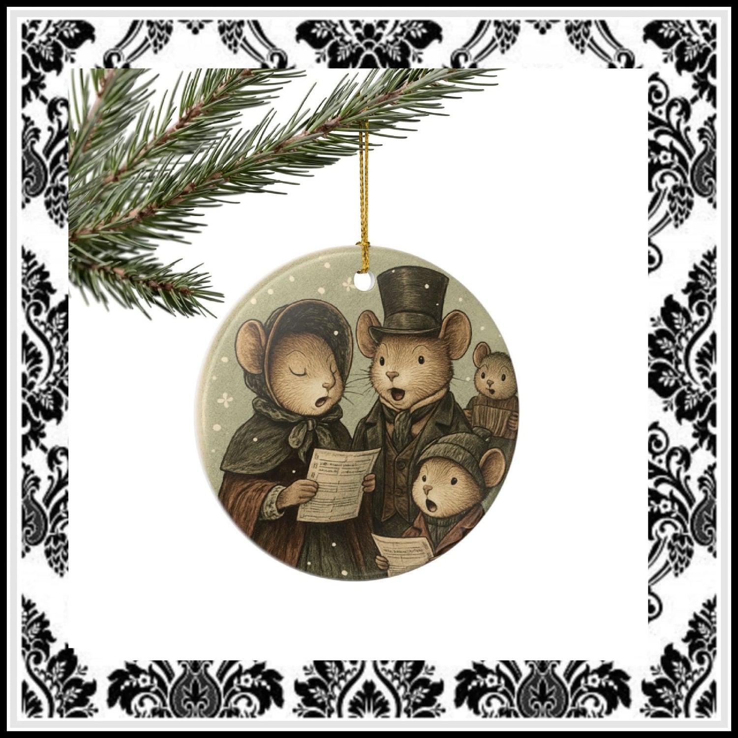 Victorian Rose Trading Ceramic Ornaments