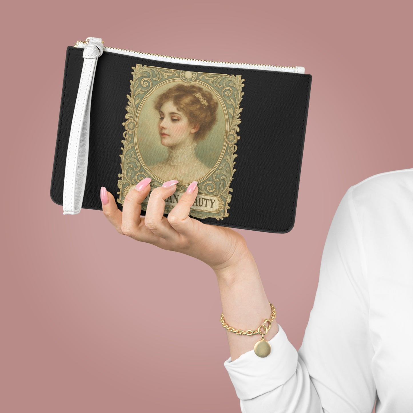 Victorian Beauty Vintage Floral Clutch