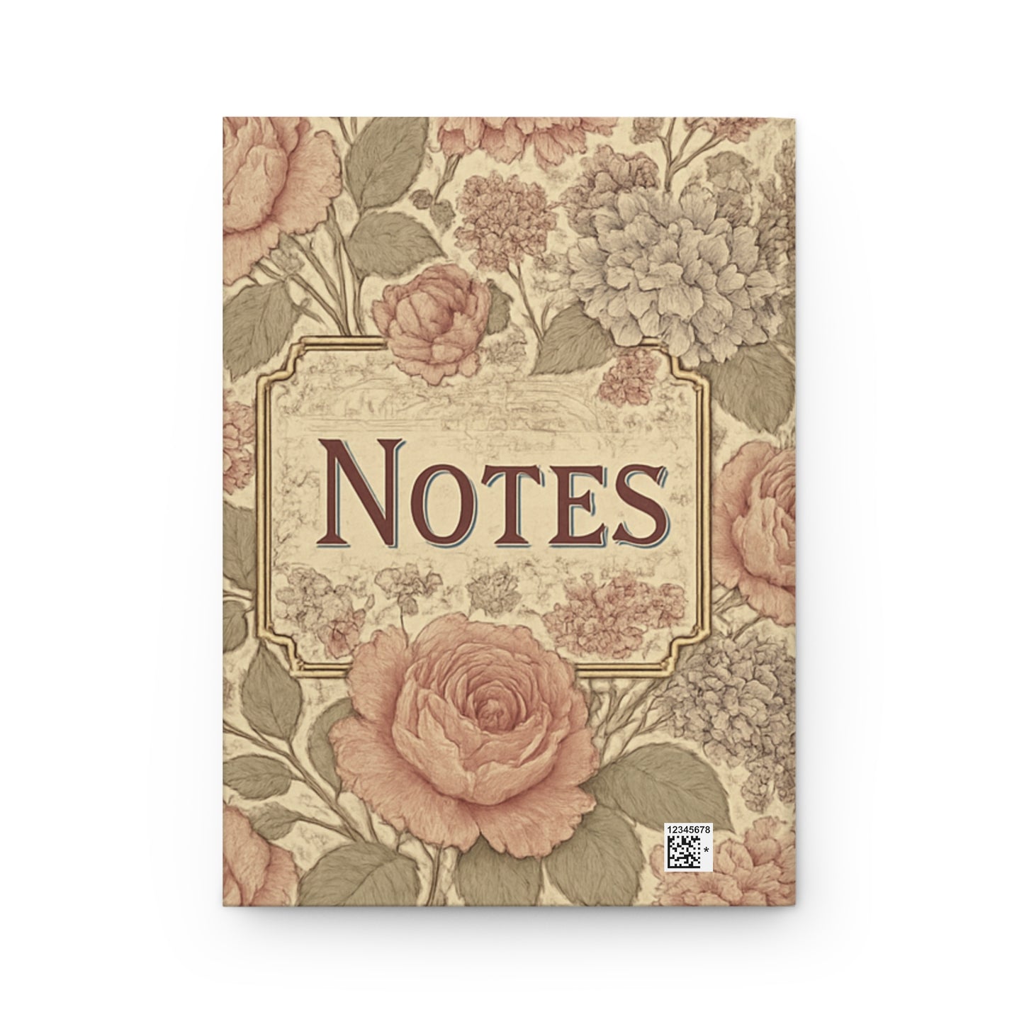 Victorian Hardcover Writing Journal with Note Sentiment