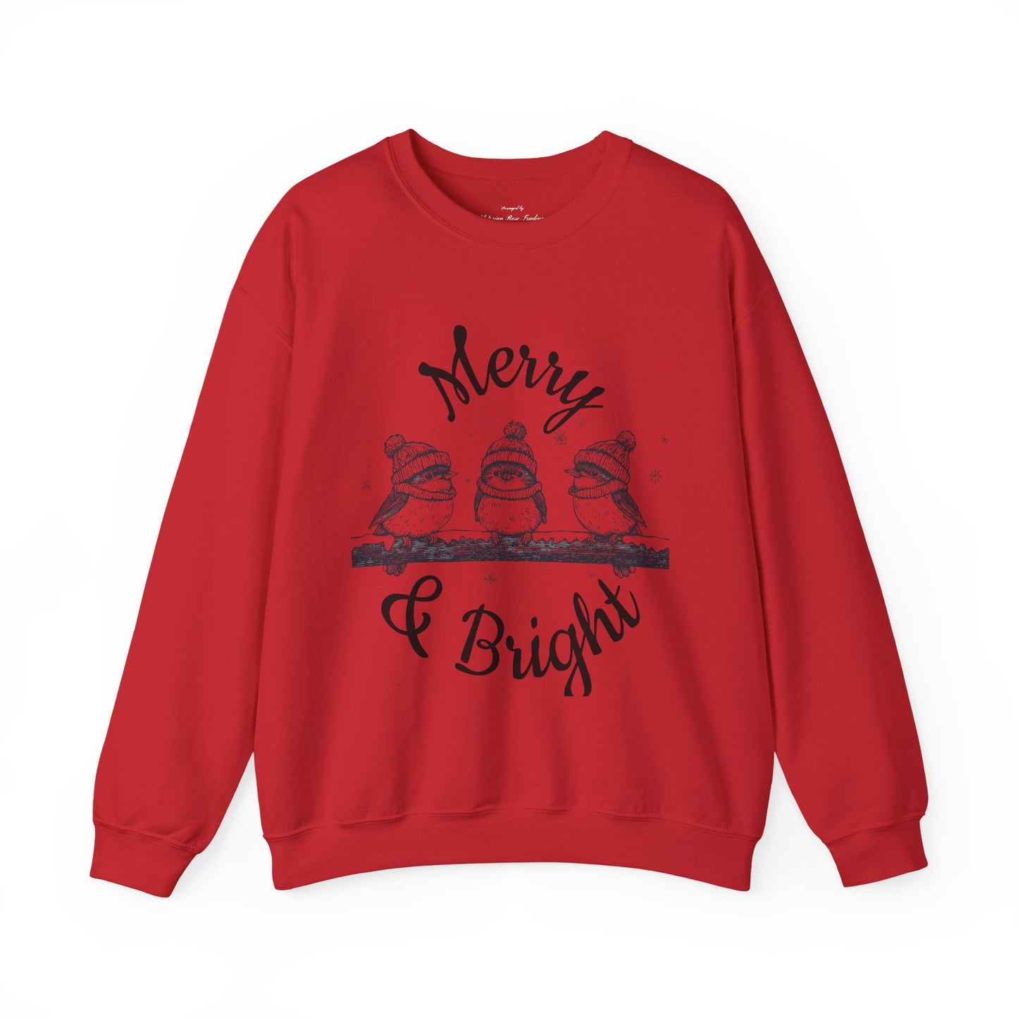 Merry & Bright Christmas Crewneck Sweatshirt