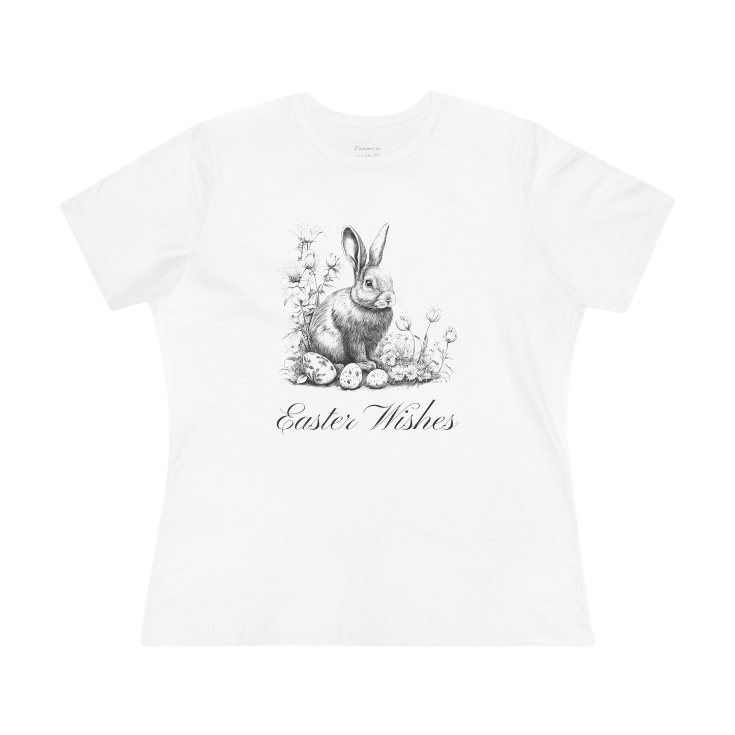 Easter Wishes Women's Casual Cotton Tshirt