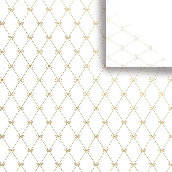Fancy Bows Vintage Designer Gift Tissue Paper - 240 Sheets