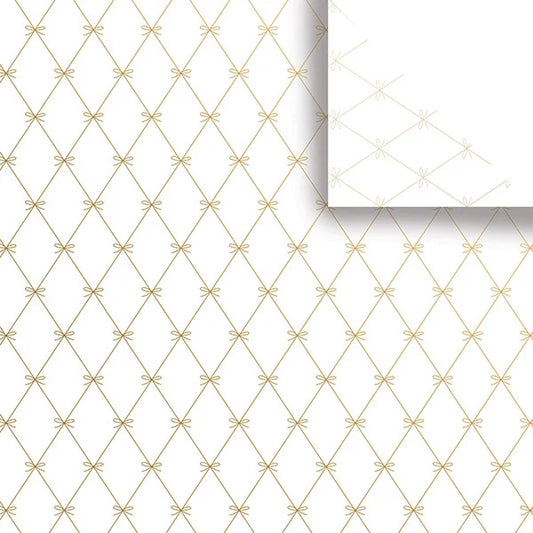 Fancy Bows Vintage Designer Gift Tissue Paper - 240 Sheets