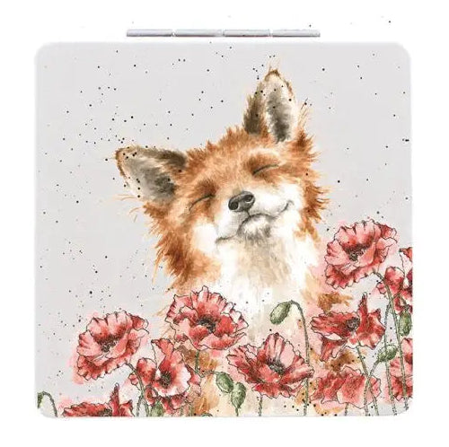 Wrendale Designs Makeup Mirror - Fox