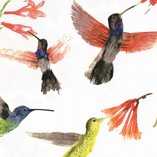 Summer Designer Gift Tissue Paper - Hummingbirds