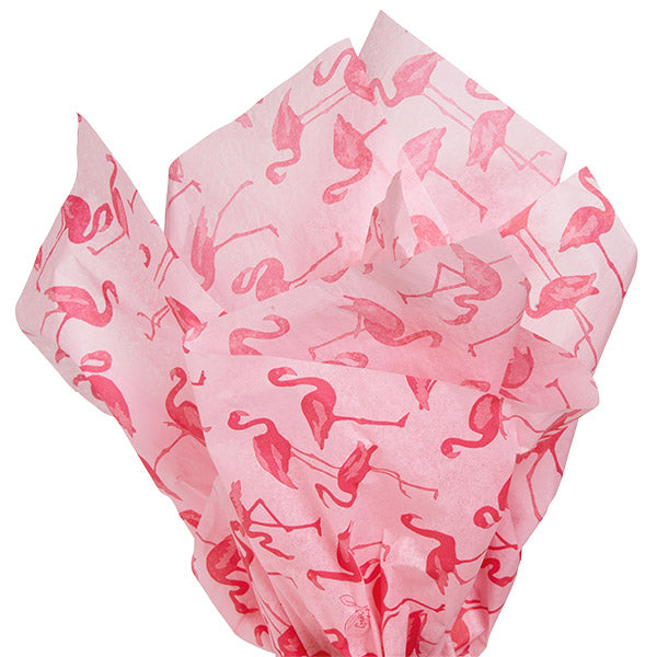 Designer Gift Tissue Paper - Pink Flamingo