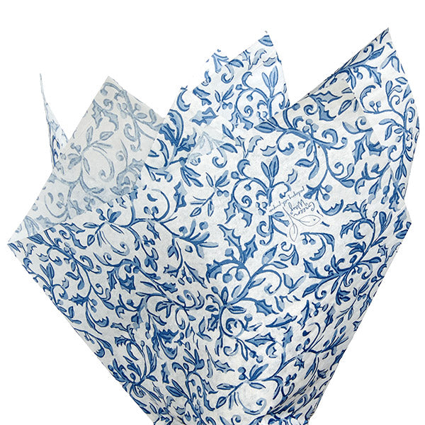 Designer Gift Tissue Paper - Victorian Blue Lace
