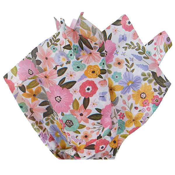 Floral Designer Gift Tissue Paper - Spring Blooms