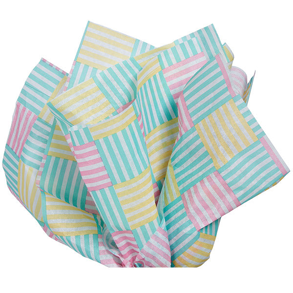 Summer Designer Gift Tissue Paper - Summer Plaid