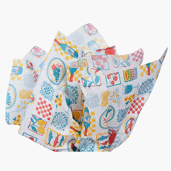 Summer Designer Gift Tissue Paper - Seaside Market