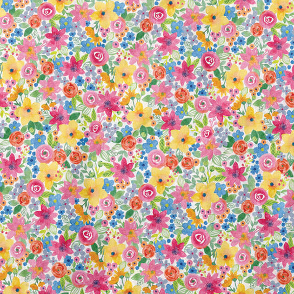 Floral Designer Gift Tissue Paper - Watercolor Flowers