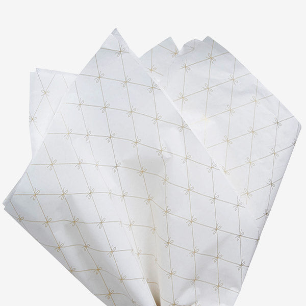 Fancy Bows Vintage Designer Gift Tissue Paper - 240 Sheets