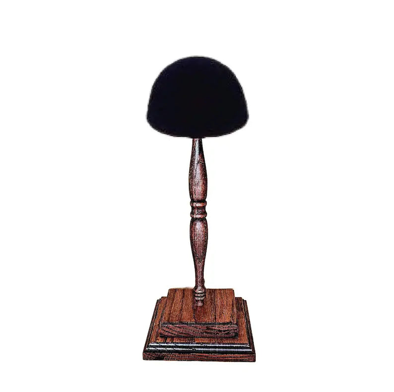 Victorian Style Oak Hat Stand with BlackTop