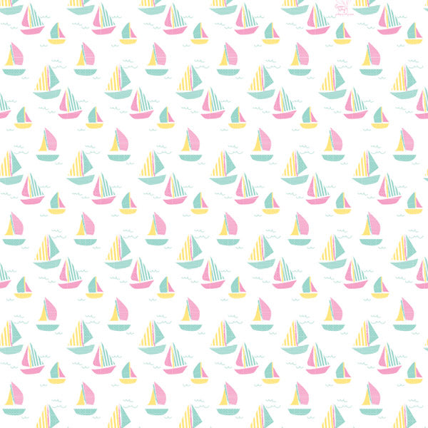 Summer Designer Gift Tissue Paper - Sailboats
