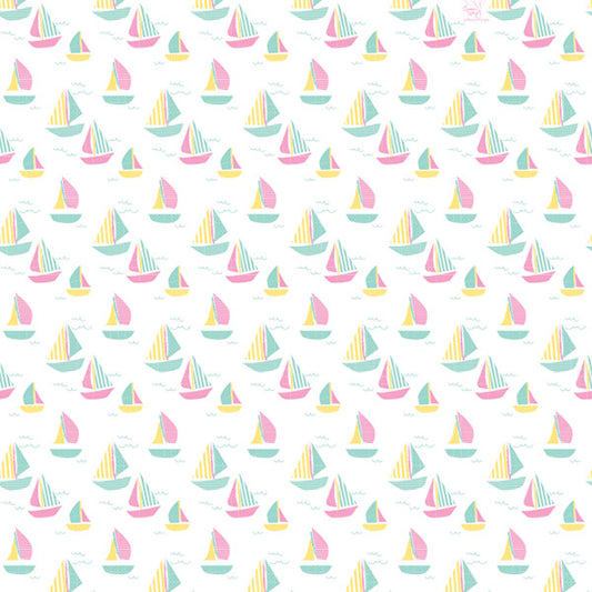 Summer Designer Gift Tissue Paper - Sailboats
