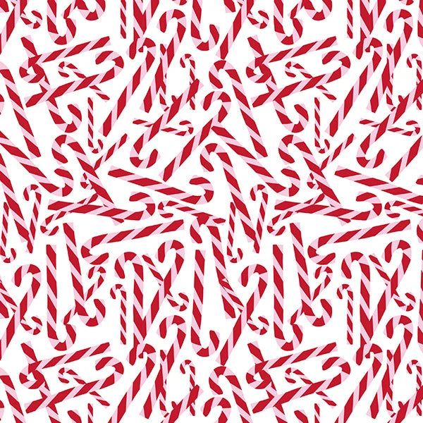 Candy Cane Christmas Tissue Paper - 12 Sheets