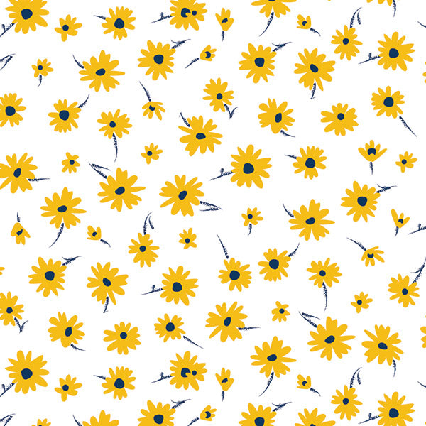 Summery Floral Designer Gift Tissue Paper - Daisies