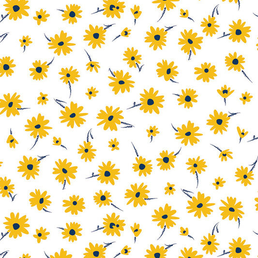 Summery Floral Designer Gift Tissue Paper - Daisies
