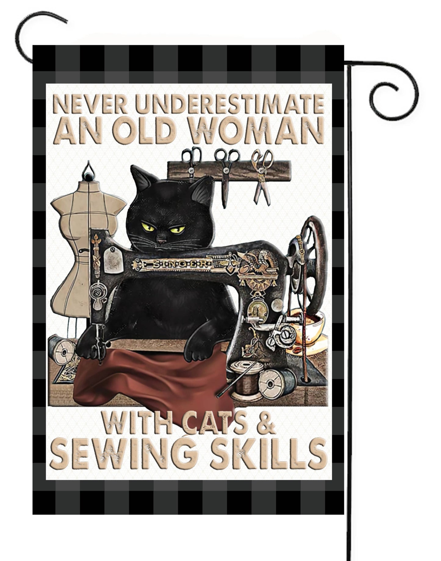 Grumpy Cat Garden Flag