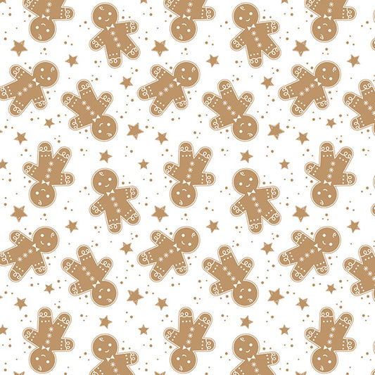 Christmas Pattern Christmas Tissue Paper ~ Gingerbread
