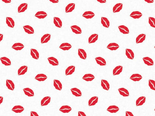 Designer Gift Tissue Paper - Valentine Kisses
