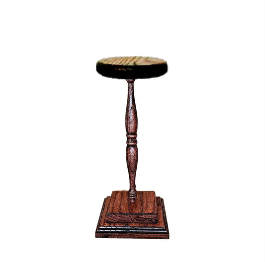 Victorian Style Oak Hat Stand with Wood Top
