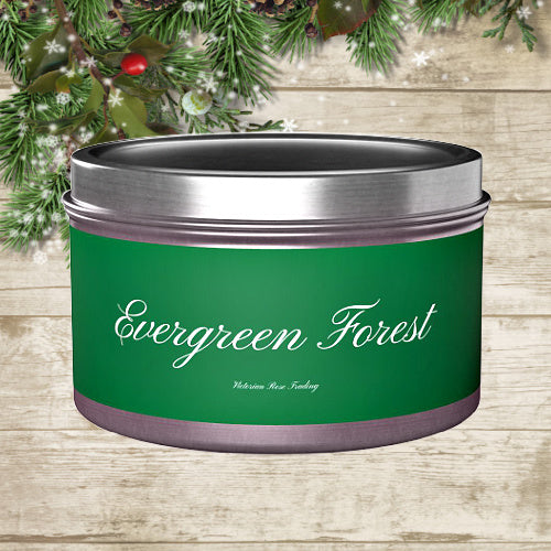8oz Tin Candle, Evergreen Forest