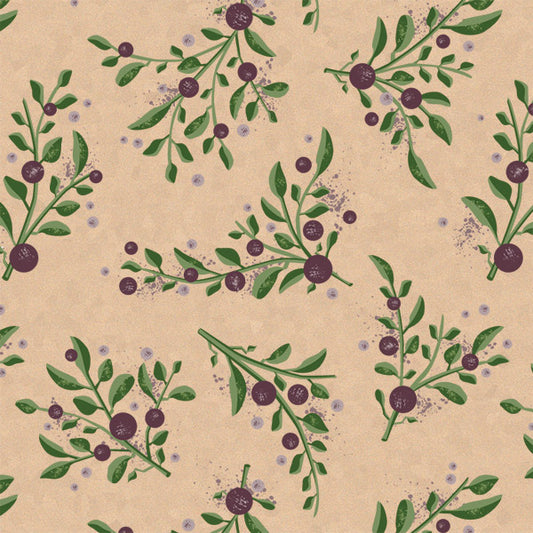 Autumn Floral Designer Gift Tissue Paper - Tuscan