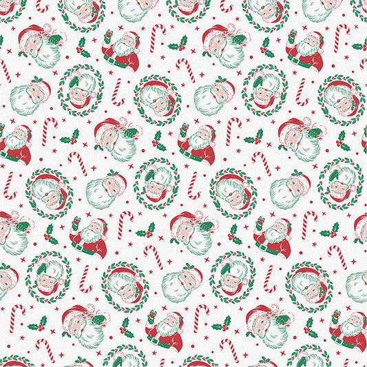 Santa Christmas Tissue Paper - 12 Sheets