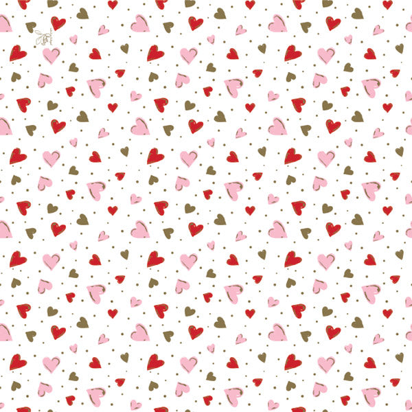 Designer Gift Tissue Paper - Valentine Hearts
