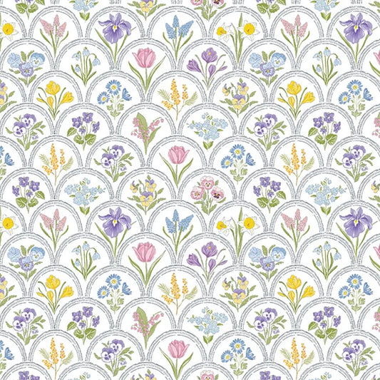Floral Designer Gift Tissue Paper - Shabby Chic Flowers