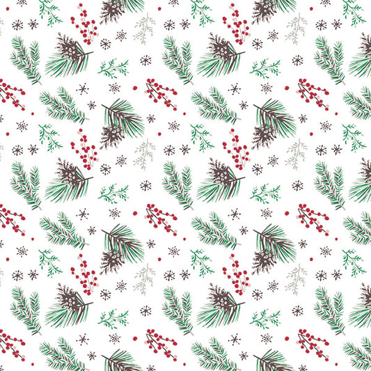 Winterberry Christmas Tree Tissue Paper - 12 Sheets