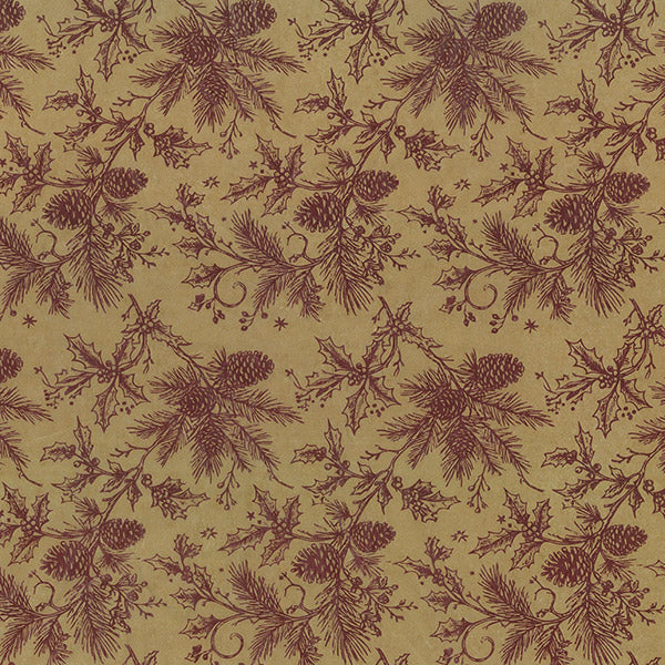 Winter Pine Christmas Tissue Paper - 12 Sheets