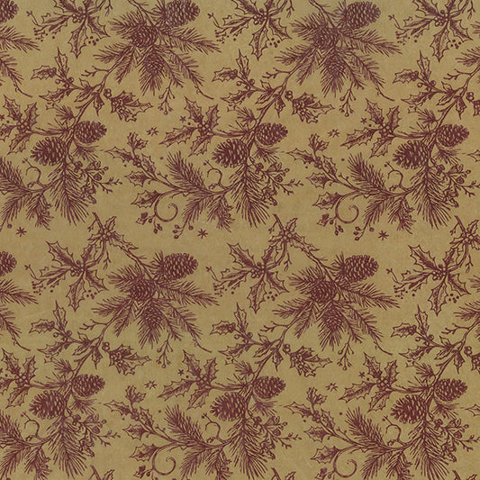 Winter Pine Christmas Tissue Paper - 12 Sheets